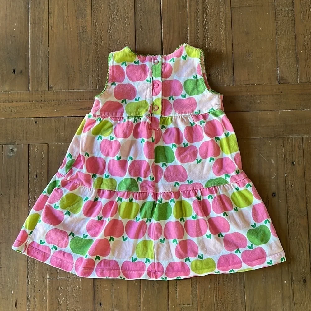 Baby Boden apple print sleeveless dress